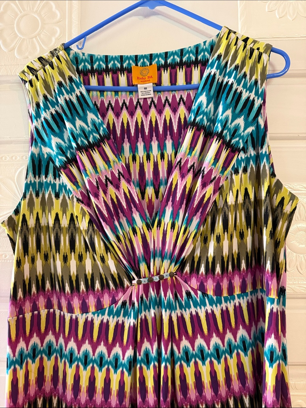 Flattering maxi dress by Ruby Rd. Size 1x. - Picture 2 of 5